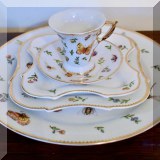 P36. Godinger 43-piece Primavera Butterfly dish set. Pattern 9782 - $195 